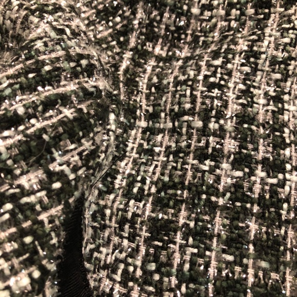 NWOT - Sparkly Silver, Black, Gray, & White Zip-up Jacket - Picture 15 of 16